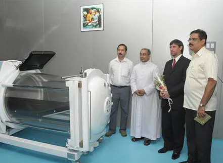 Formal inauguration of HBOT unit by the Dy. Ambassador of Peru